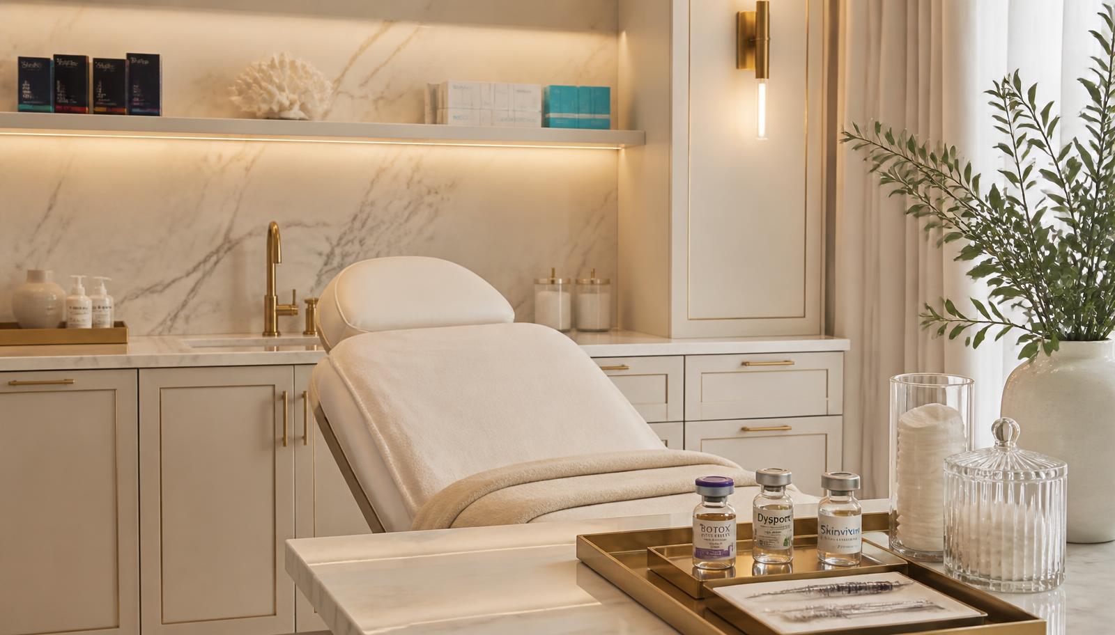 Illustrative image: A clinical provider preparing a precise wellness injection in a bright treatment setting.