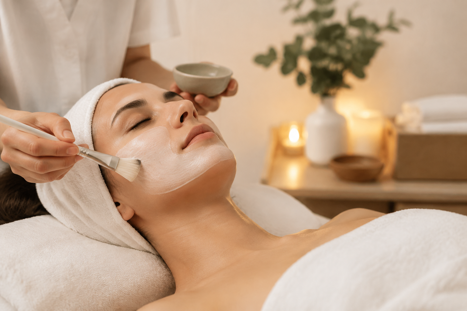 Illustrative image: A luxury aesthetic treatment room