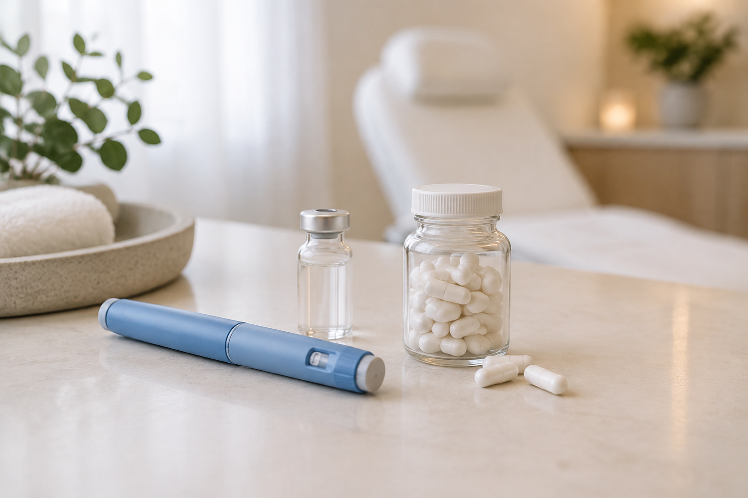 Illustrative image: Elegant wellness consultation setting